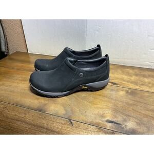 Dansko Patti Milled Nubuck Navy Waterproof Shoes 36 5.5-6 Vibram Comfort